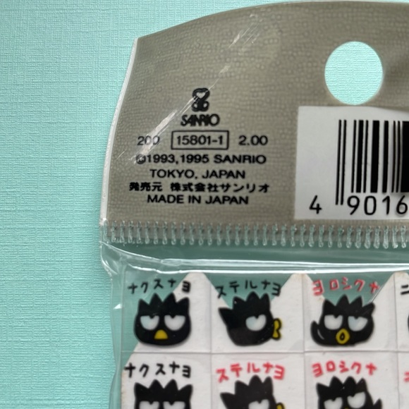 Vintage Sanrio Bad badtz-maru - memo with sticker 1995 - Picture 4 of 5
